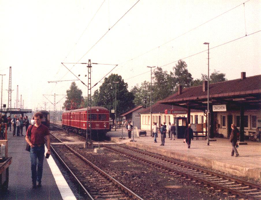 ET 65 in Crailsheim Mai 1985 Gleis 2