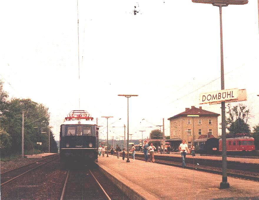 E 18 047 in Dombhl 19.5.85