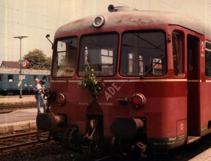 Dombühl letzte Fahrt 1985