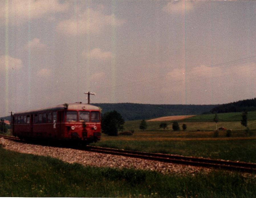 Letzte Fahrt bei Bortenberg 1. Juni 1985