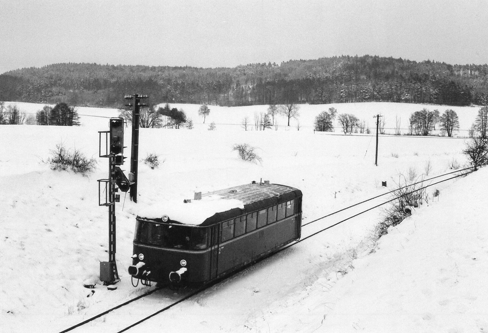 Einfahrt Dombhl 5.12.2010