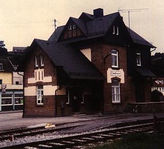 Bahnhof dheim 1987