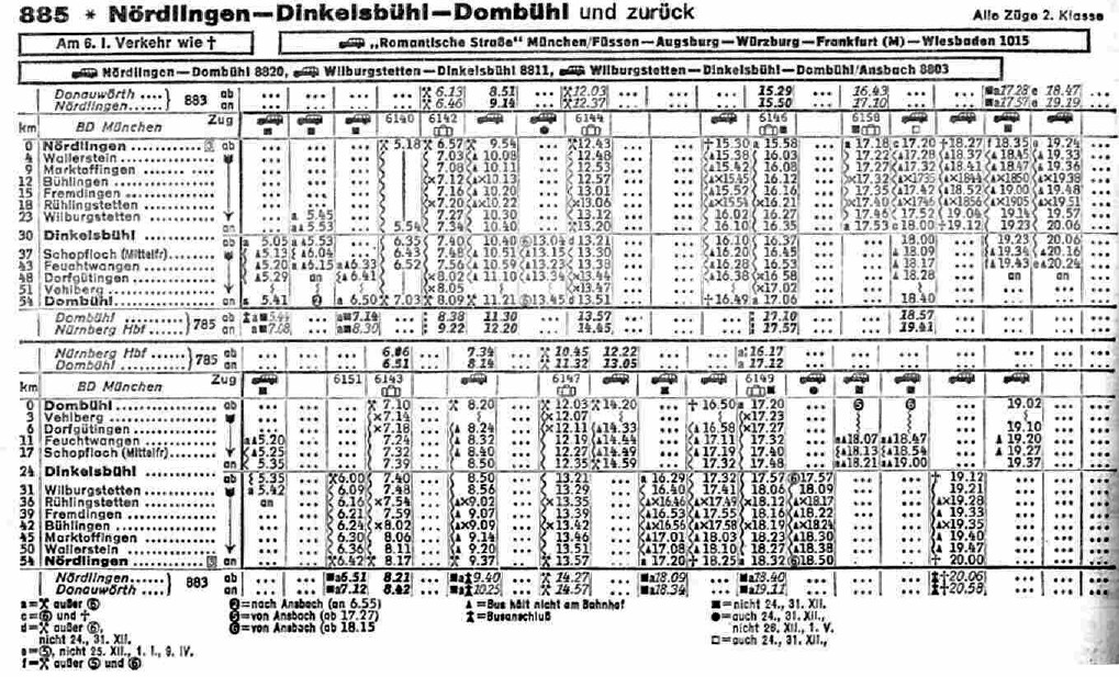 Fahrplan Winter 1981/82