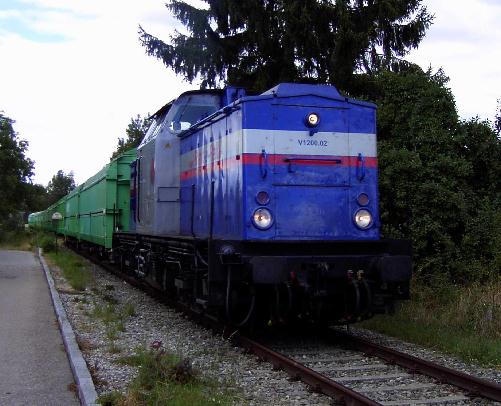 RAR V 1200.02 am 13.8.2004 Einfahrt in Nrdlingen