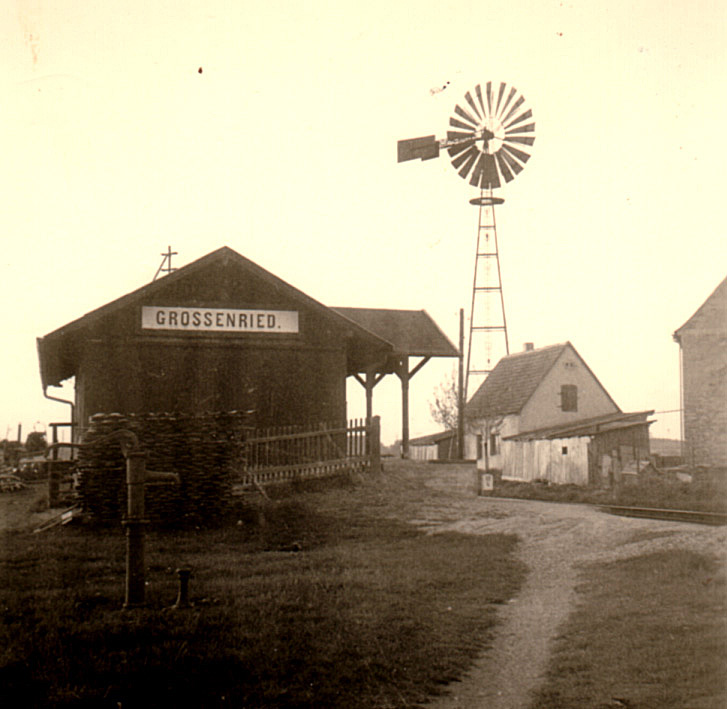 Bahnhof Grossenried um 1960 