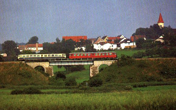 N 6149 auf der Brcke bei Schopfloch