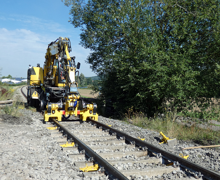 Rckbau ehemaiger Bahnbergang B 25 