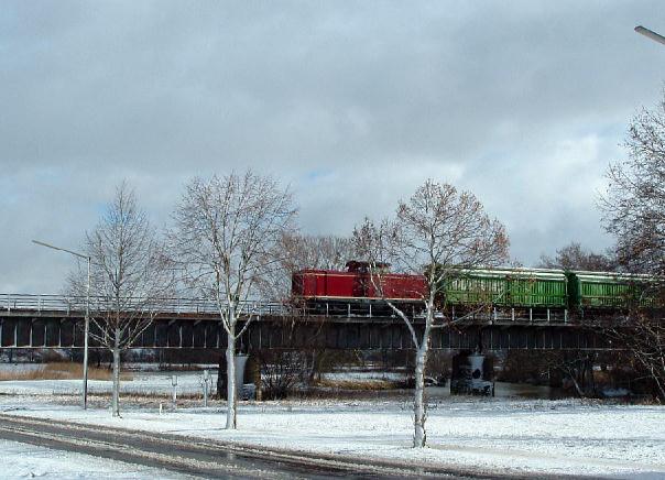 V 1365 auf der Wrnitzbrcke in Wilburgstetten