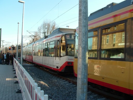 Stadtbahn in Weinsberg 11.12.2005