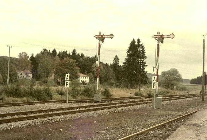 Sdliche Ausfahrsignale Wilburgstetten